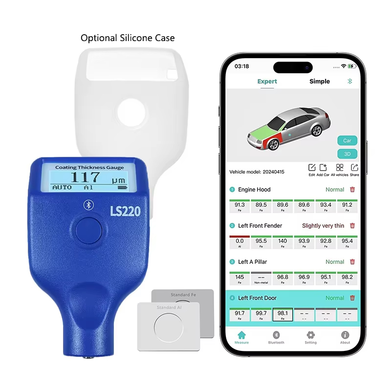 LS220 Paint Coating Thickness  - Paint Thickness Gauge review and price