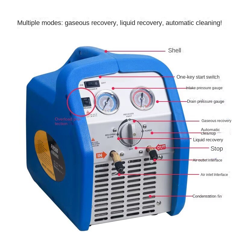 Dual Cylinder Refrigerant Reco - Coolant Flush Machine review and price