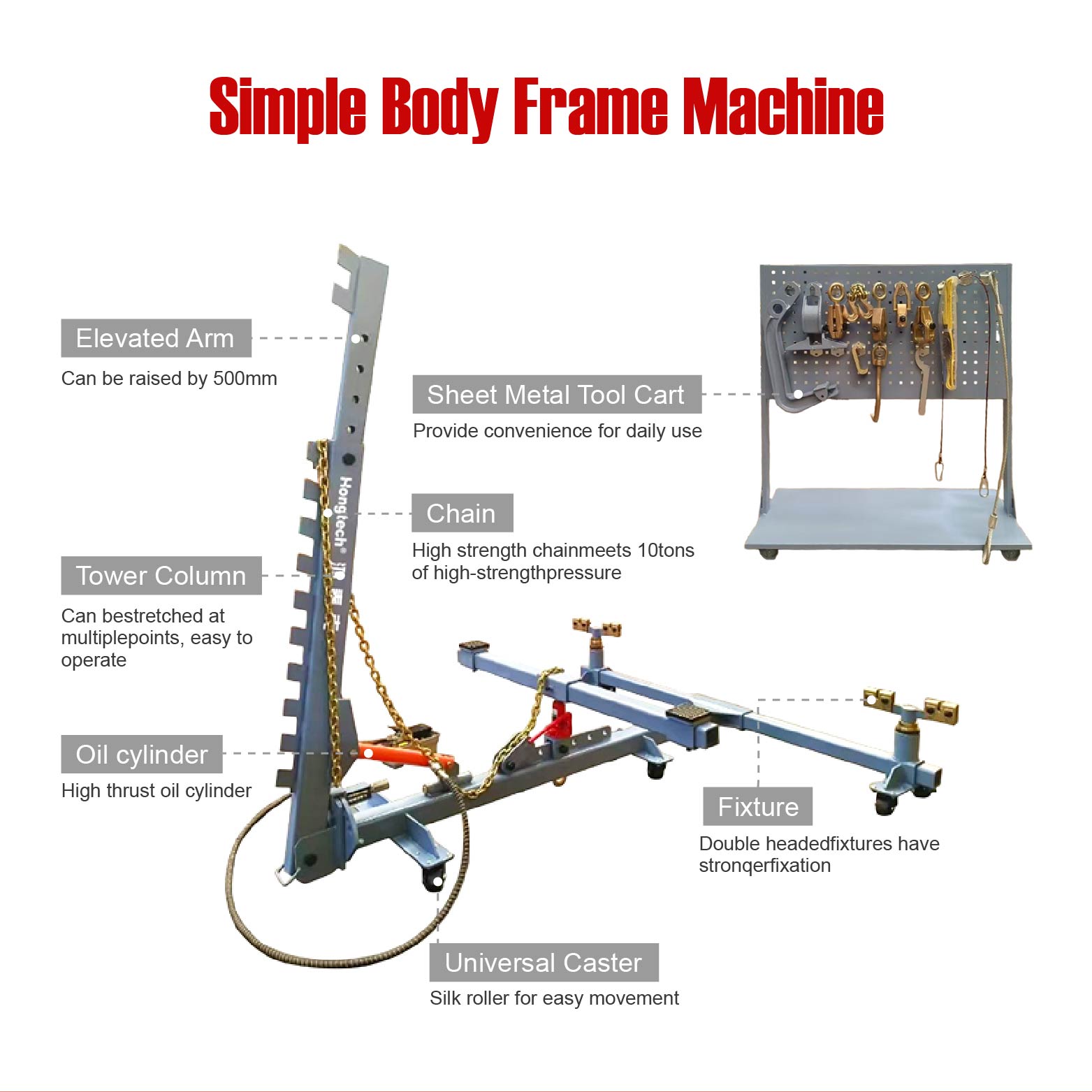 Hongtech HOT-Y1000 Low Price H - Car Frame Straightening review and price