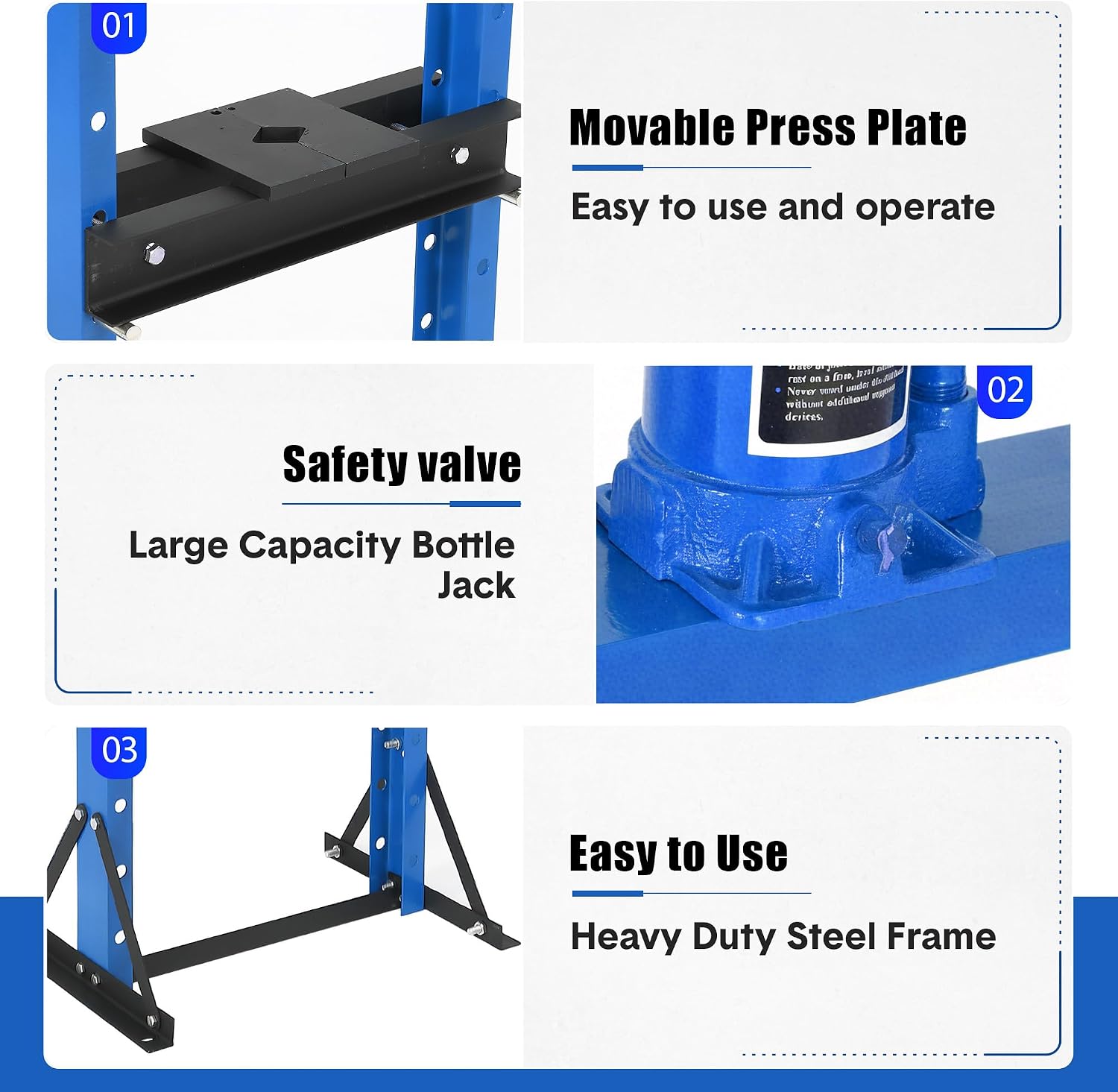 Tacleekii 6T Hydraulic Press H - Car Frame Straightening review and price