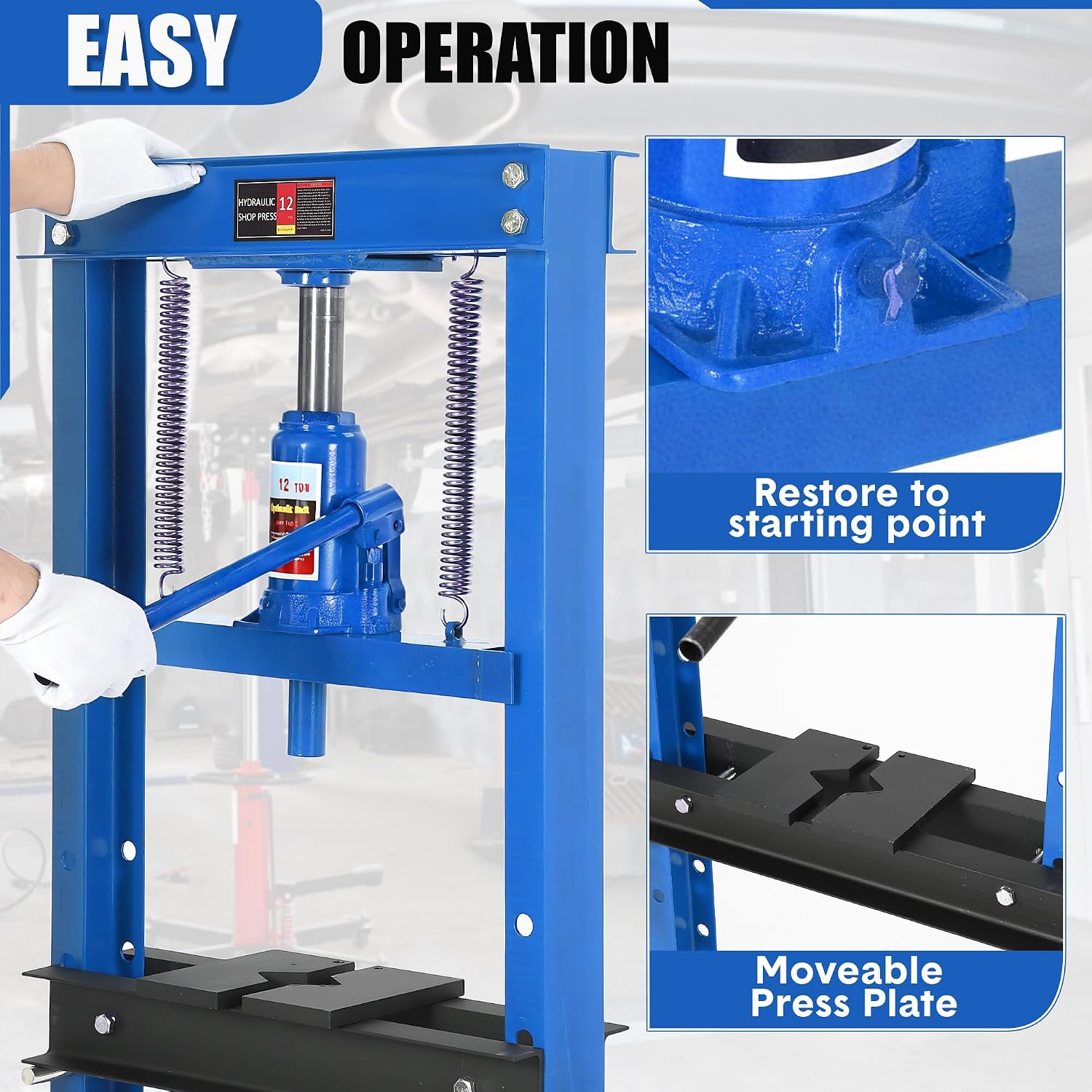 Tacleekii 6T Hydraulic Press H - Car Frame Straightening review and price
