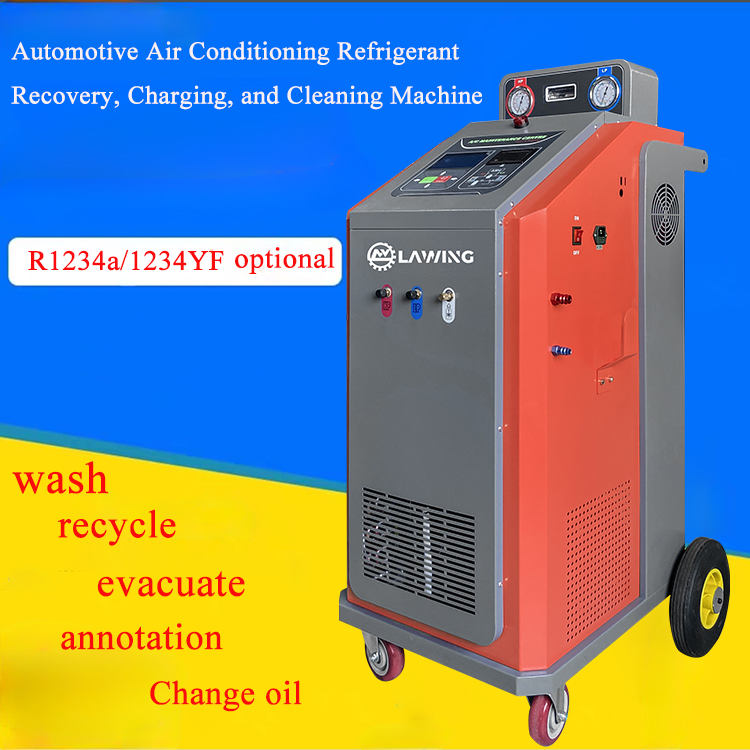 R1234yf  R134a Fully Automatic - Coolant Flush Machine review and price