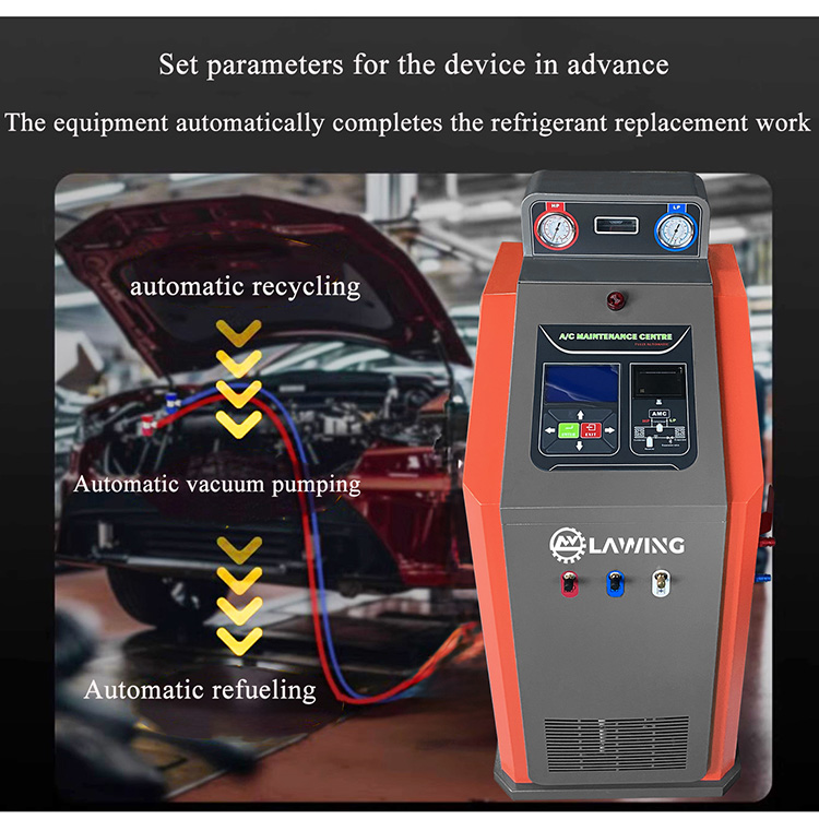 R1234yf  R134a Fully Automatic - Coolant Flush Machine review and price